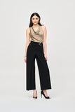 Joseph Ribkoff Women's Silky Knit Wide-Leg Wrap Pants