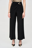 Joseph Ribkoff Women's Silky Knit Wide-Leg Wrap Pants