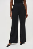 Joseph Ribkoff Women's Scuba Crepe Wide-Leg Pull-On Pants