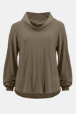 Joseph Ribkoff Women's Silky Knit Straight Cowl Collar Top