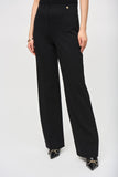 Joseph Ribkoff Women's Heavy Knit Wide-Leg Pull-On Pants