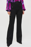 Joseph Ribkoff Women's Heavy Knit Flared Pull-On Pants