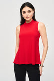 Joseph Ribkoff Women's Silky Knit Fit and Flare Sleeveless Top