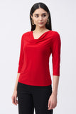 Joseph Ribkoff Women's Silky Knit Cowl Neck Top