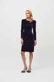 Joseph Ribkoff Women's Velvet Sheath Dress
