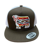 Lazy J Ranch Wear Serape Bull Cap