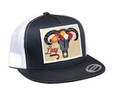 Lazy J Ranch Wear Longhorn Skull Cap