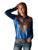 Cowgirl Tuff Women's Pullover Button Up Shirt