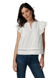 Joe's Jeans Women's The River Flutter Sleeve Top