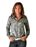 Cowgirl Tuff Women's Pullover Button Up Shirt