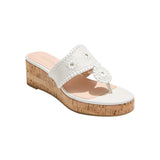 Jack Rogers Women's Jacks Mid Wedge Cork - Leather