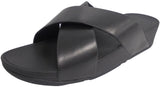 FitFlop Women's Lulu Cross Slide Sandals - Leather