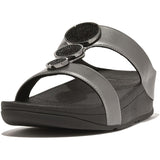 FitFlop Women's Halo Bead-Circle Metallic H-Bar Slides