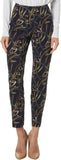 Krazy Larry Women's Pull on Ankle Pants - Navy Belts