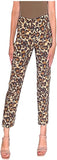 Krazy Larry Women's Pull on Ankle Pants - Camel Animal