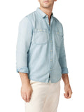 Joe's Jeans Men's Lou Indigo Linen Shirt