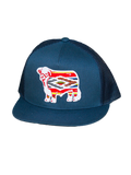 Lazy J Ranch Wear Serape Bull Cap