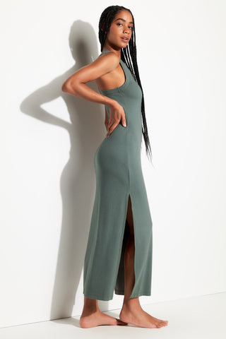 Spiritual Gangster Women's Simone Rib Maxi Dress