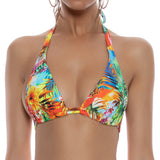 Luli Fama Women's Birds Of Paradise - Triangle Halter Top