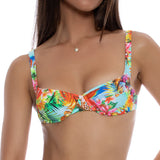 Luli Fama Women's Birds Of Paradise - Wide Strap Balconette Top