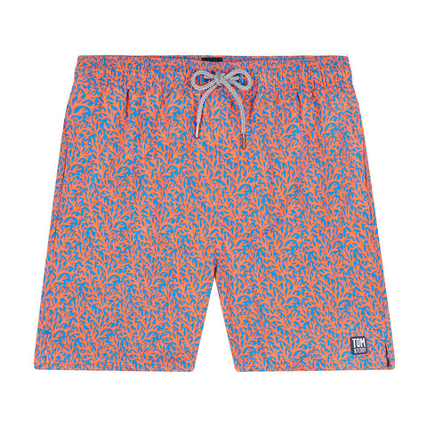 Tom & Teddy Men's Coral Swim Trunk