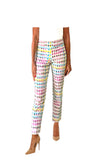 Krazy Larry Women's Pull on Ankle Pants - Dots