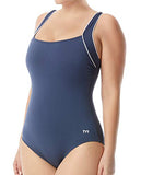 TYR Women's Solid Square Neck Controlfit