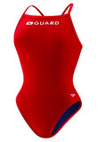 Speedo Women's Guard Flyback - Speedo Endurance Lite Us Red 32