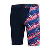 Dolfin Men's Print One Leg Jammer - Inferno