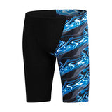 Dolfin Men's Print One Leg Jammer - Inferno