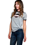 Kimes Ranch Women's Union Made Ringer Tech Tee