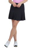 Ibkul Women's Solid Flounce Skort