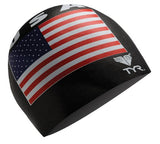 TYR Usa Latex Swim Cap