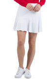 Ibkul Women's Solid Flounce Skort