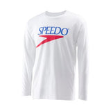 Speedo Men's Vintage Logo LS Crew