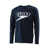 Speedo Men's Vintage Logo LS Crew
