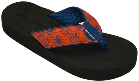 Tidewater Women's Coral Turtles Sandals